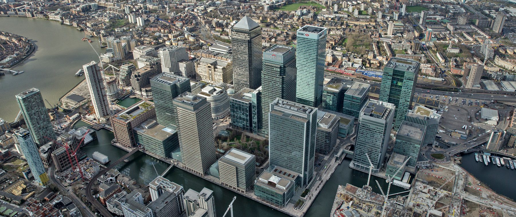 Canary Wharf Estate from the Air
